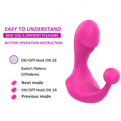 400г 15х9х9см Беспроводной вибратор Секс игрушка G Spot Дилдо Водостойкий Массажер Простаты Стимулятор