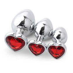 LED секс большой анальный плагин секс-игрушки металлическая форма сердца нижнее белье Cola плагин