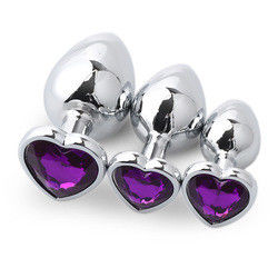 LED секс большой анальный плагин секс-игрушки металлическая форма сердца нижнее белье Cola плагин