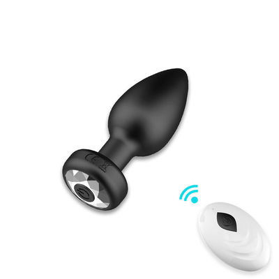 Беспроводный подталкивающий анальный плагин Секс-игрушки Силикон USB перезаряжаемый 10 частота