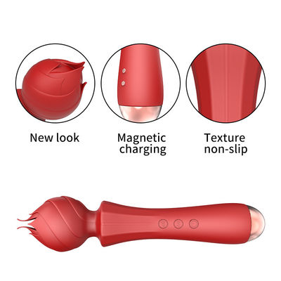 USB-зарядка Большой вибратор G-Spot 24 см Пушистый вибратор ручной секси 238г
