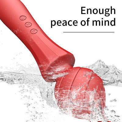 USB-зарядка Большой вибратор G-Spot 24 см Пушистый вибратор ручной секси 238г