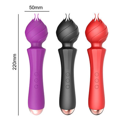 USB-зарядка Большой вибратор G-Spot 24 см Пушистый вибратор ручной секси 238г