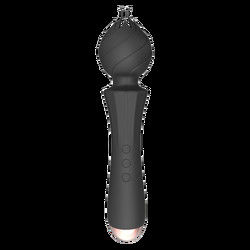 USB-зарядка Большой вибратор G-Spot 24 см Пушистый вибратор ручной секси 238г
