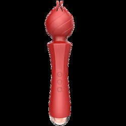 USB-зарядка Большой вибратор G-Spot 24 см Пушистый вибратор ручной секси 238г